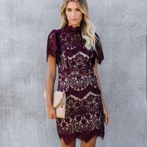 Vici Dolls Wine colored dress